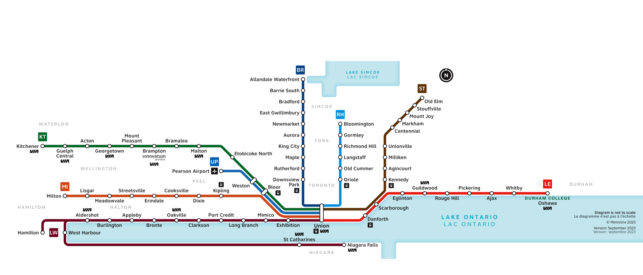 Rainbow board map