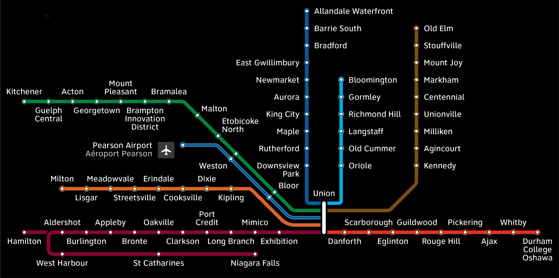 Rainbow board map